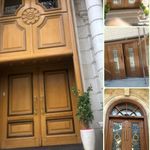 درب لابی‌ درب چوبی کابینت دکوراسیون