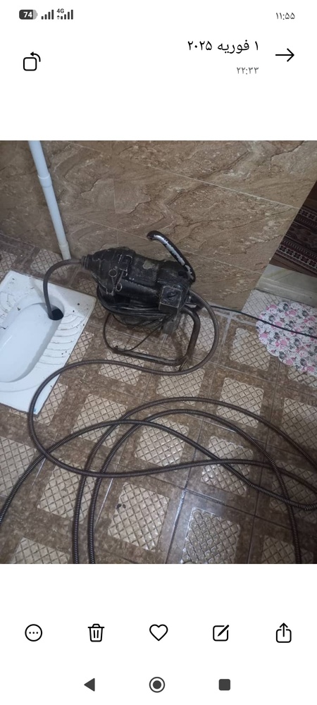 چاه بازکنی و لوله بازکنی کرمی